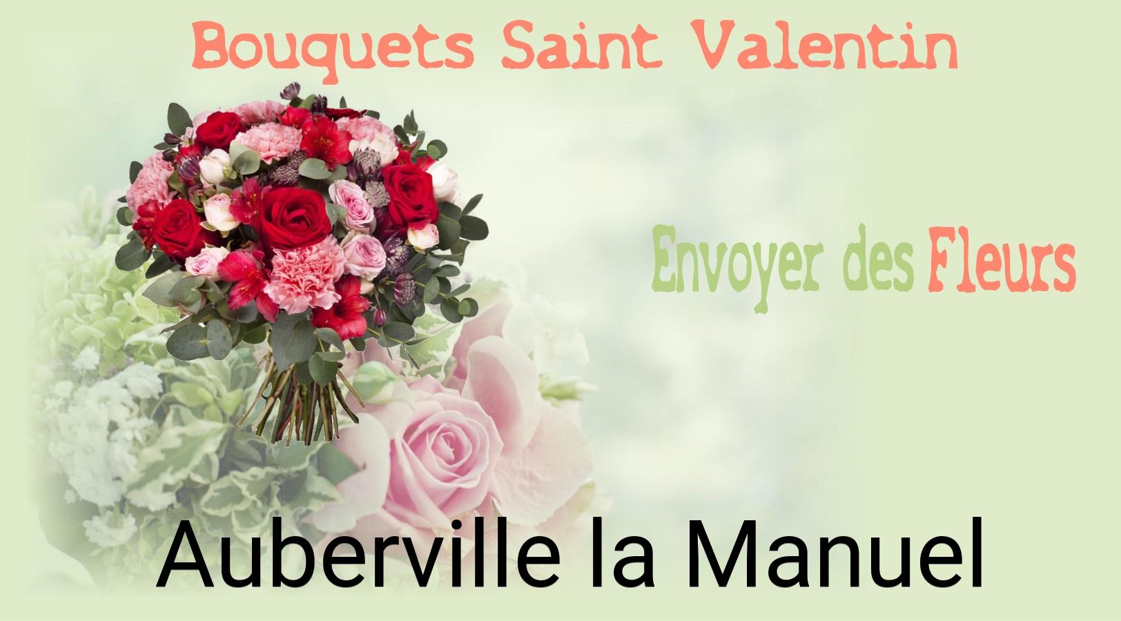 Roses de Saint-Valentin livrées à Auberville-la-Manuel